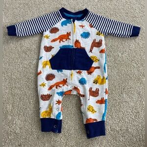 Cat & Jack Woodland Creature Animal Pocket Romper